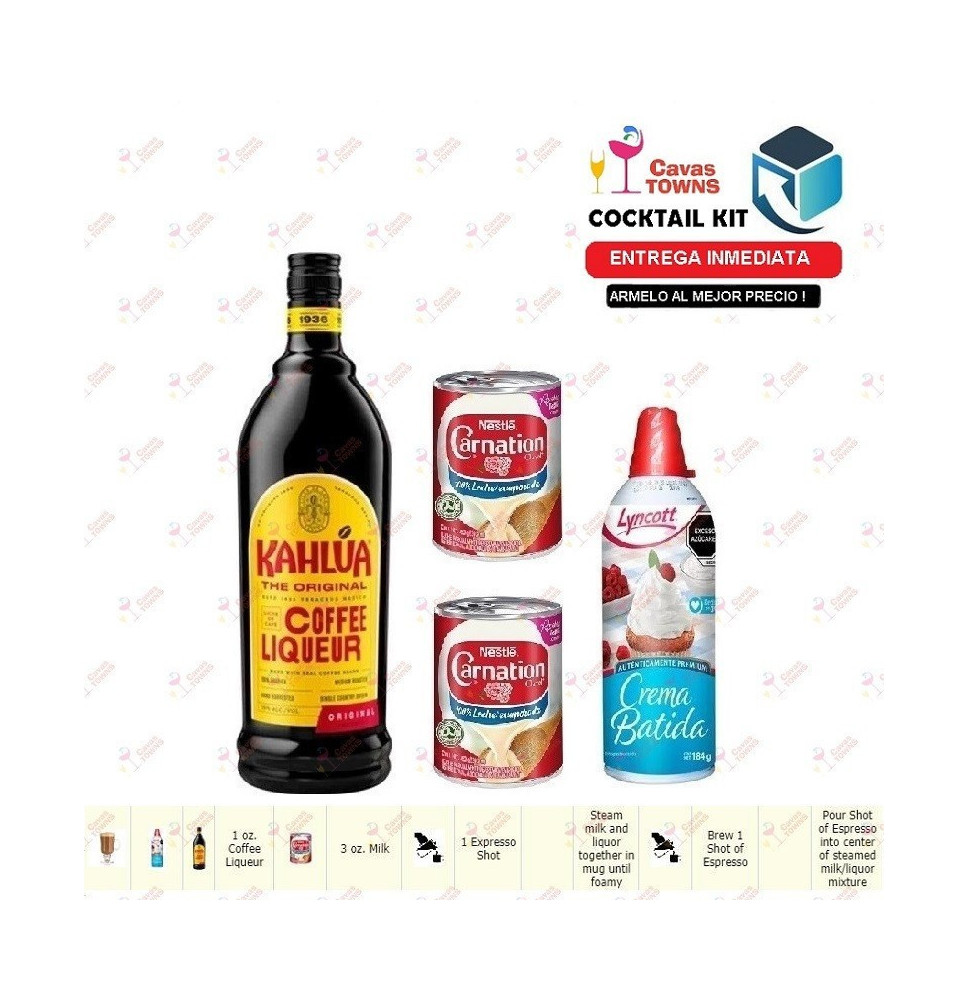 Cocktail Kit Cutty Sour - 1 Receta Recipe - Cavas Towns