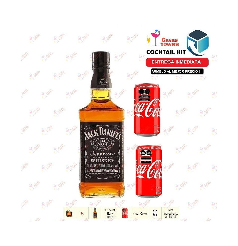 Cocktail Kit ET and Coke Receta Recipe - Cavas Towns