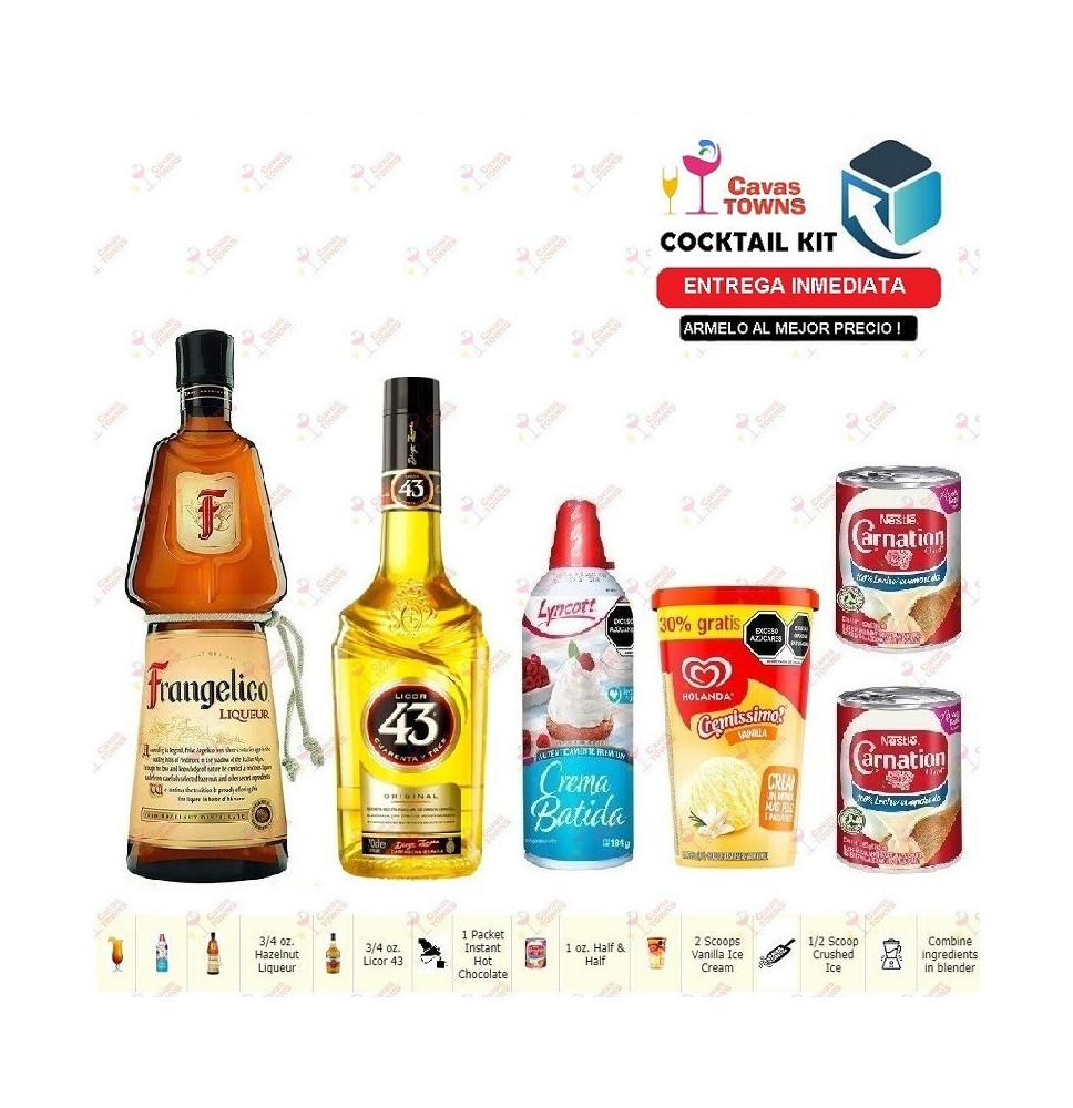 Cocktail Kit Frozen Hot Chocolate Monk Receta Recipe - Cavas Towns