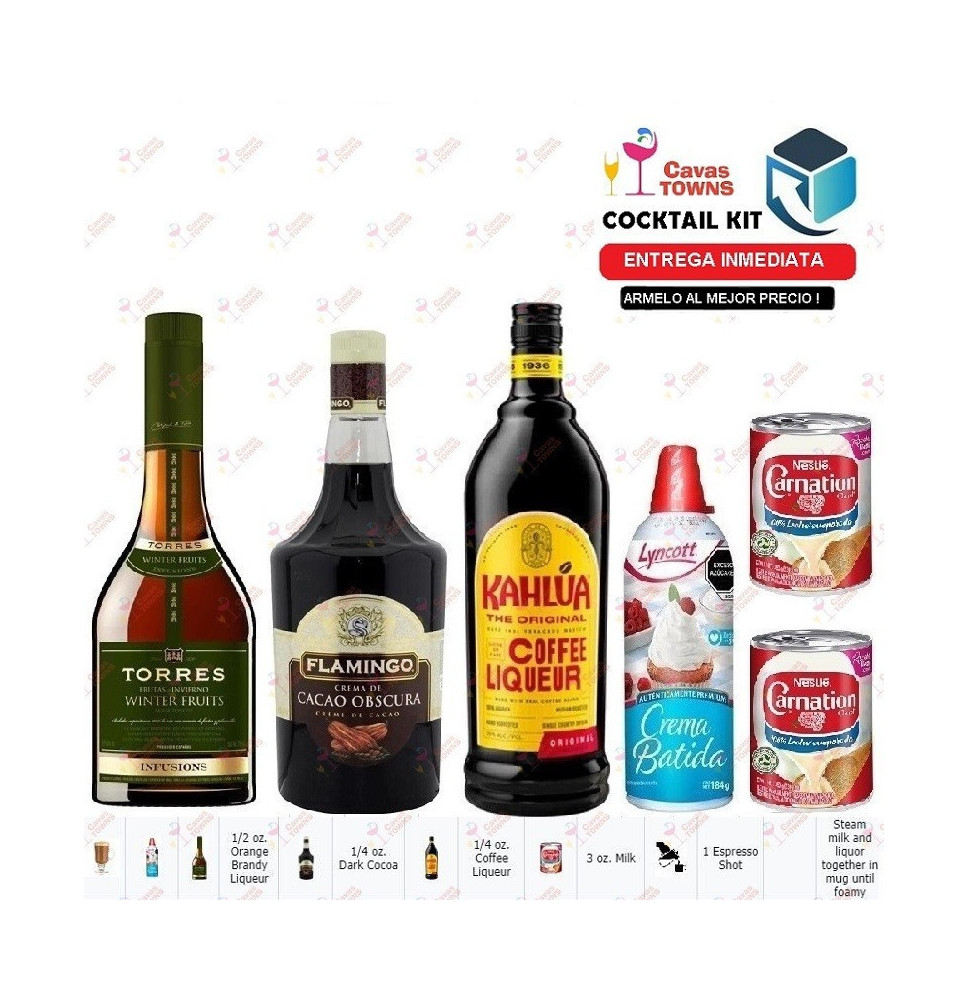 Cocktail Kit Gates Cappuccino Receta Recipe - Cavas Towns