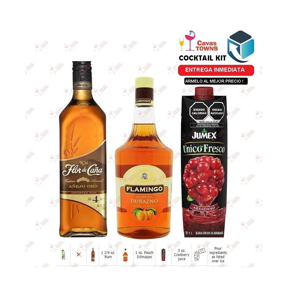 Cocktail Kit Georgia Peach Receta Recipe - Cavas Towns