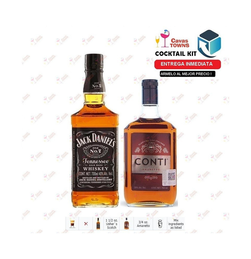 Cocktail Kit God Father Receta Recipe - Cavas Towns