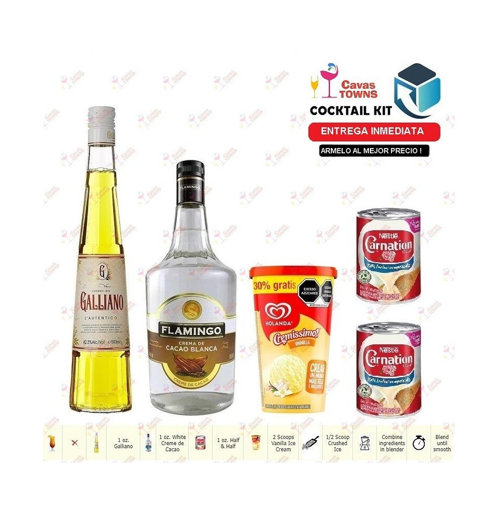 Cocktail Kit Gold Cadillac Receta Recipe - Cavas Towns