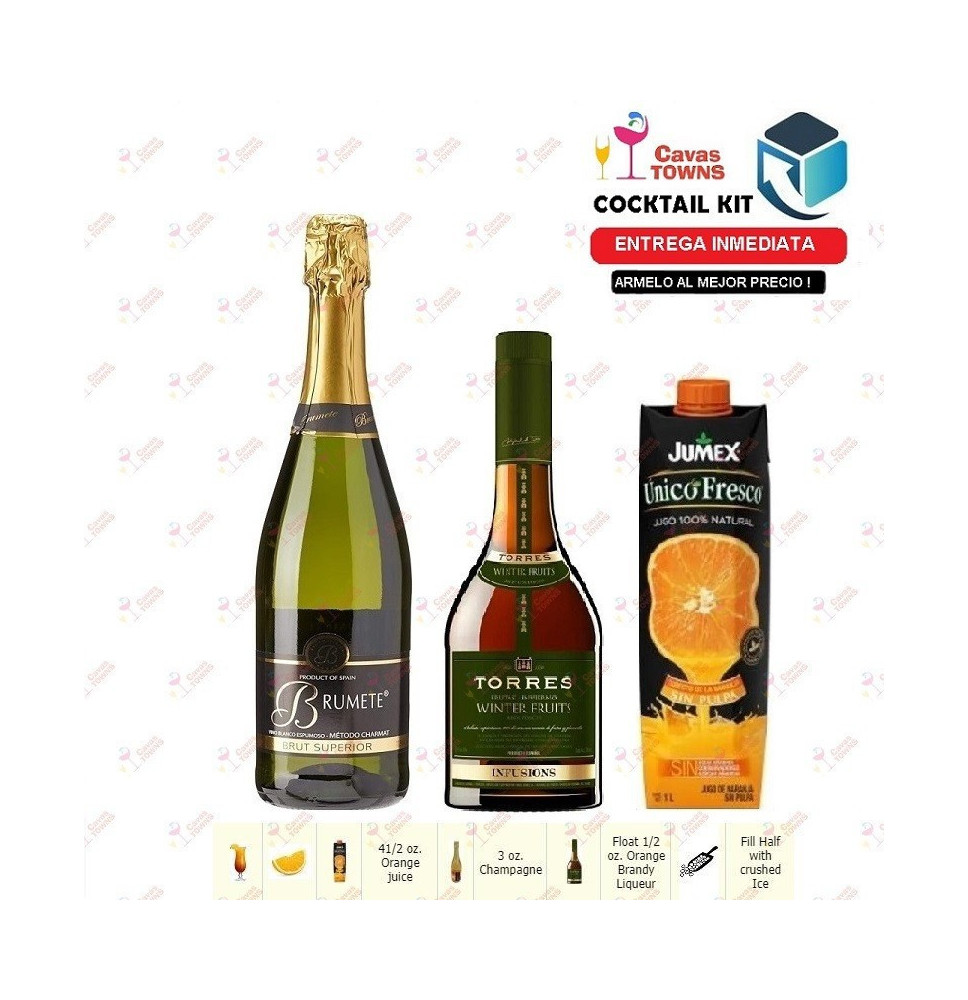 Cocktail Kit Grand Mimosa Receta Recipe - Cavas Towns