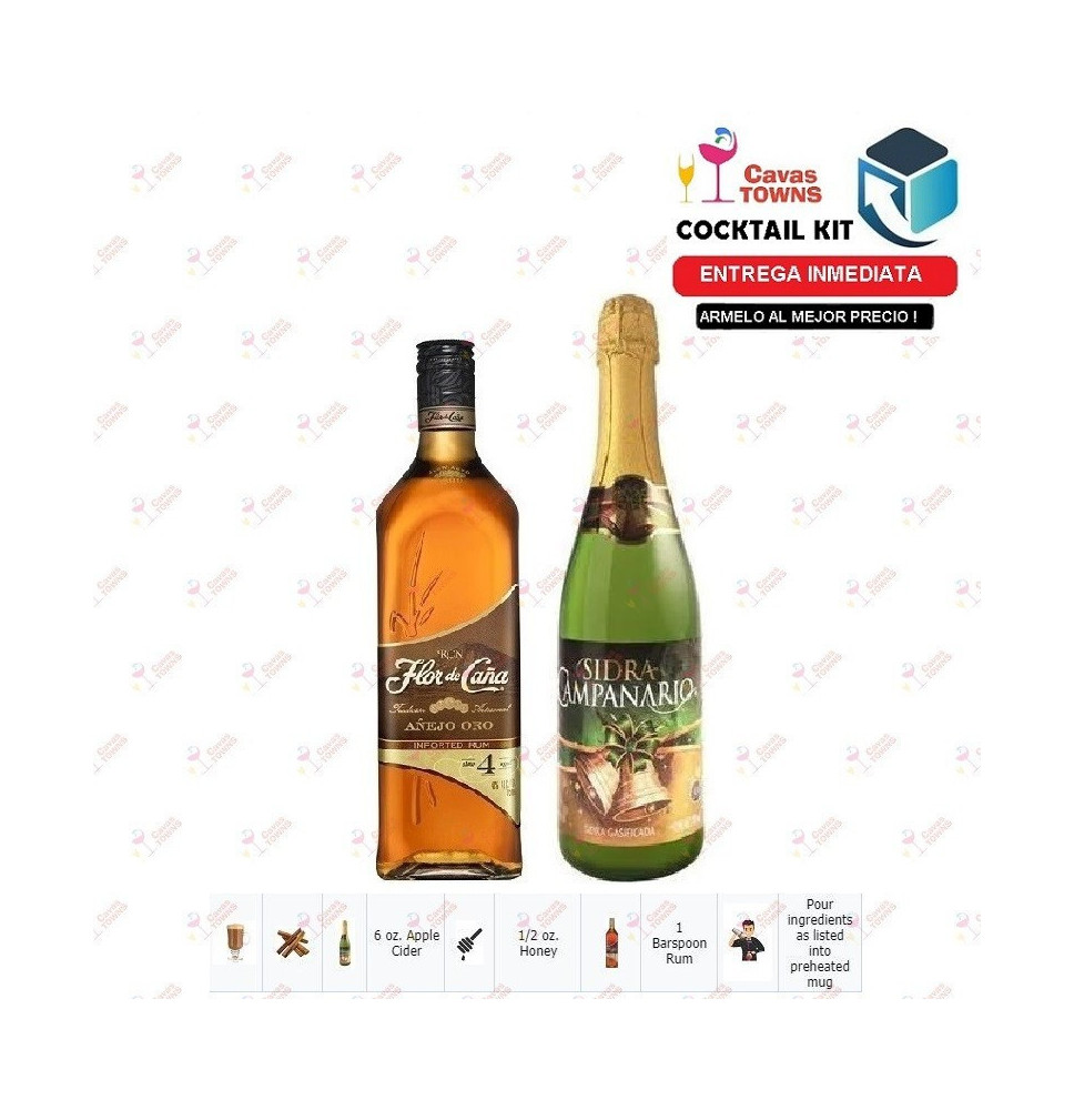 Cocktail Kit Hot Honey Cider Receta Recipe - Cavas Towns