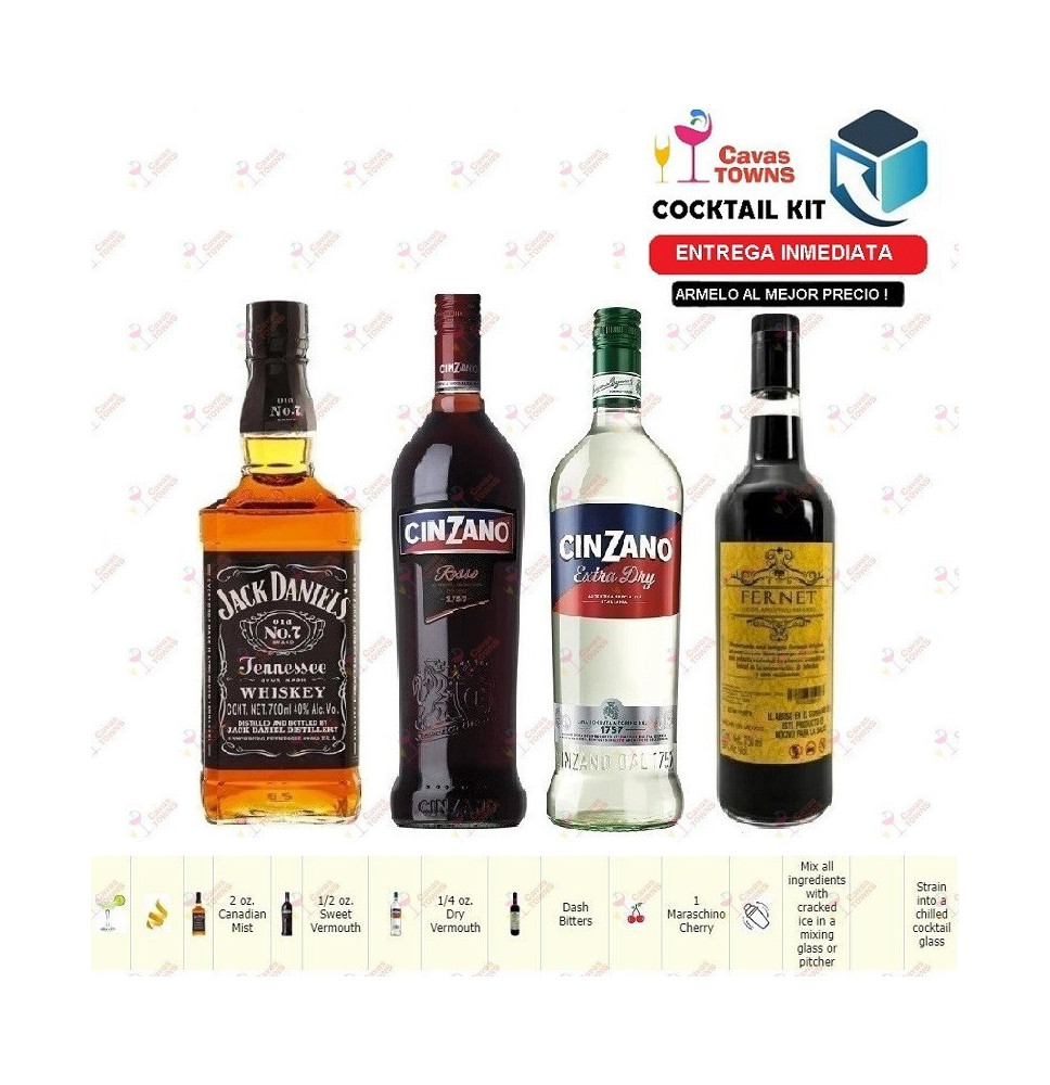 Cocktail Kit Manhattan Perfect Receta Recipe - Cavas Towns Cocktail Kit Manhattan Perfect Receta Recipe - Cavas Towns
