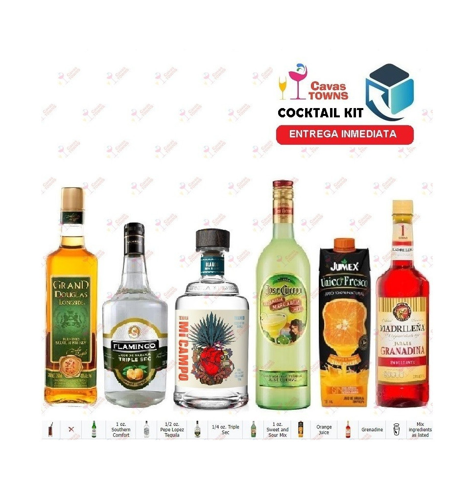 Tequila Mi Campo Cocktail Kit Border Thrill Receta Recipe - Cavas Towns