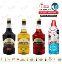 Licor De Fresa Flamingo - 1 L - Cavas Towns