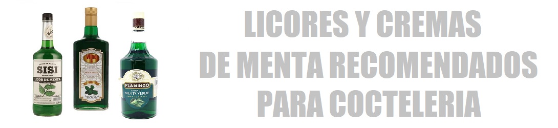 Cocktails Con licores de Menta